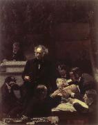 Thomas Eakins The clinic of dr. Majorities oil